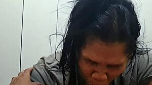 Sexy Bbw Bends Over For Big Black Cock Blowjob