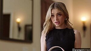 submissive secretary demi gets dominated in lingerie