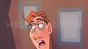 Naughty home animation of sex moments