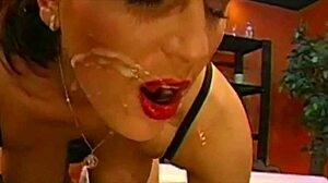 got banged hard after facial in wild group action last night