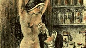 Vintage Erotic Drawings in Retro Anime Hentai Style