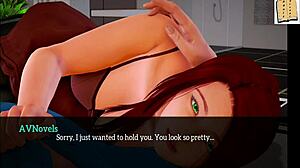 My new family in 3d hentai with small tits.