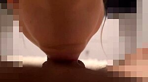 Does she notice the cum in her mouth after licking my monster cock?