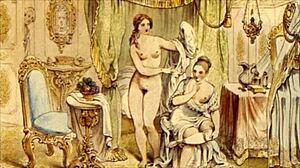 vintage erotic drawings collection