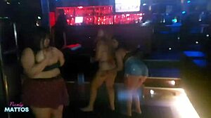 BBW sits on face, sucks cocks for everyone at swing house party