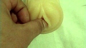 She says, watch me play with this artificial pussy and finger my ass