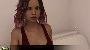 Blonde with big tits fingers pussy in lust theory gameplay