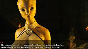 tales from the unending void 11- female alien fingers herself ready for my cock