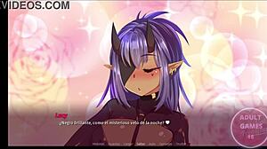 Lucy deals with problems in this anime game