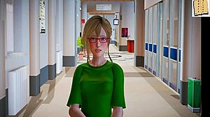 My new family in 3d hentai with small tits.