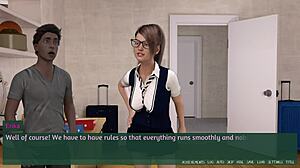 Curvy teen arrives at university in pleasure thieves game