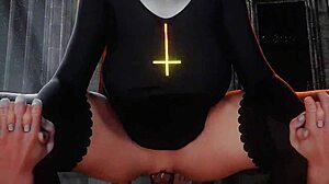 unholy hmv pmv arckom in 3d cartoon anime style