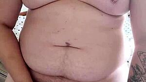 Fat Gay Dog Jerks Off!