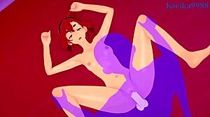 Suletta Mercury And Renee Costa In Intense Hentai Sex With Big Tits