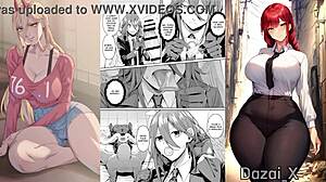 Chainsaw Man Featuring Makima and Denji