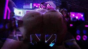 unholy hmv pmv arckom in 3d cartoon anime style