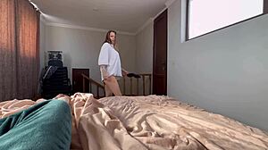 Step Mom Rides Stepson Hard to Pass Exam