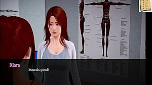 My new family in 3d hentai with small tits.