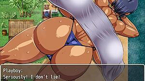 natsuki gets a hot oil massage at the beach