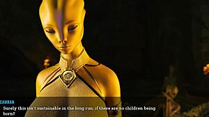 tales from the unending void 11- female alien fingers herself ready for my cock