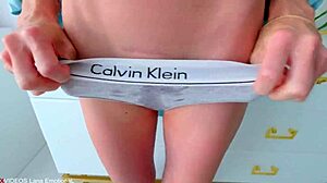 hot stepsister teases and lets me cum in panties