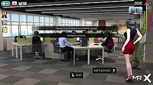 Showing ass to boss in fashion business!