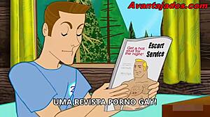 Brazilian Gay Pornstar Stars in Erotic Cartoon Sex Scene