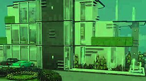 Blonde gets fucked doggystyle at home in 3D Sims animation!