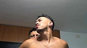 Brazilian amateur GIVING ASS and SMELLING UNDERWEAR in gay anal FUCKING with BIG BLACK COCK.
