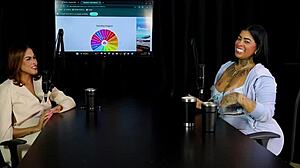 i saw marcelly melo in sheer red lingerie showing her beauty