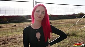 german scout skinny redhead teen 18+ first casting ride