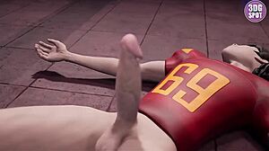 Teen babes fucked hard in locker room