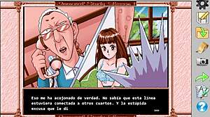 Immoral Study Español Scenario 1 Shirakawa Reiko Retro Visual Novel Full Gameplay!