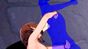 my hero academia hentai - uraraka giving armpitjob and blowjob - japanese asian manga anime game porn