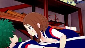 Ochako Uraraka And Izuku Midoriya Intense Sex - My Hero Academia Hentai
