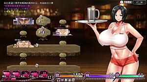 Karryn's Prison Tavern unfolds wild hentai game action with monster cock