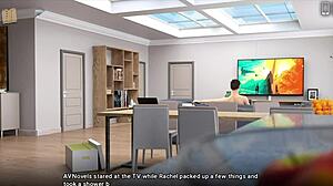 Brunette Faces Big Problems At University With Huge Tits