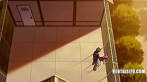 hey, in this hentai, a persuasive student corrupts female teachers in garage rough cartoon