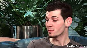 Aiden blue gets his very first big gay gay video