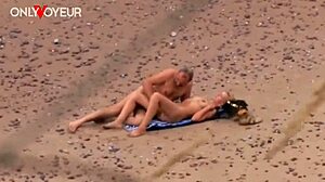 Watch this: 'Is that older guy really fucking the hot milf on the beach?' Voyeur catches passionate action