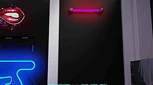 She says, Watch this hot black-haired babe in a sexy outfit get creampied by a huge big cock during their 3D game session.