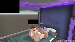 Beautiful shemale gets a hot gay anal scene in Roblox