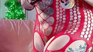 Anal Play With Big Black Dildo!