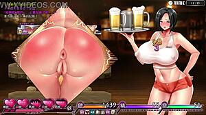 Karryn's Prison Tavern unfolds wild hentai game action with monster cock