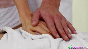 massage turned into bisexual threesome with oral