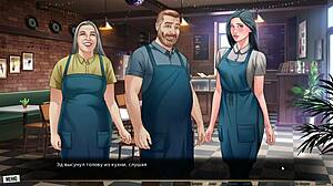 playing our red string cartoon game with sexy scenes