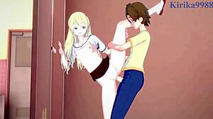 Kasumi nomura, olivia, and chisato higuchi engage in intense futanari lesbian sex with creampie.