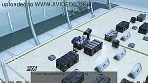 stranded in space, planning to fuck busty indian milf in 3d hentai game