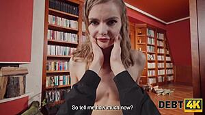 debt4k janitorial duty with skinny gay black guy in beautiful shaved pussy cock tits