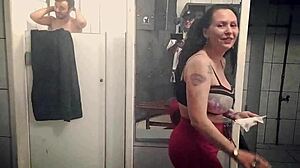 working out hard at the gym with intense sessions